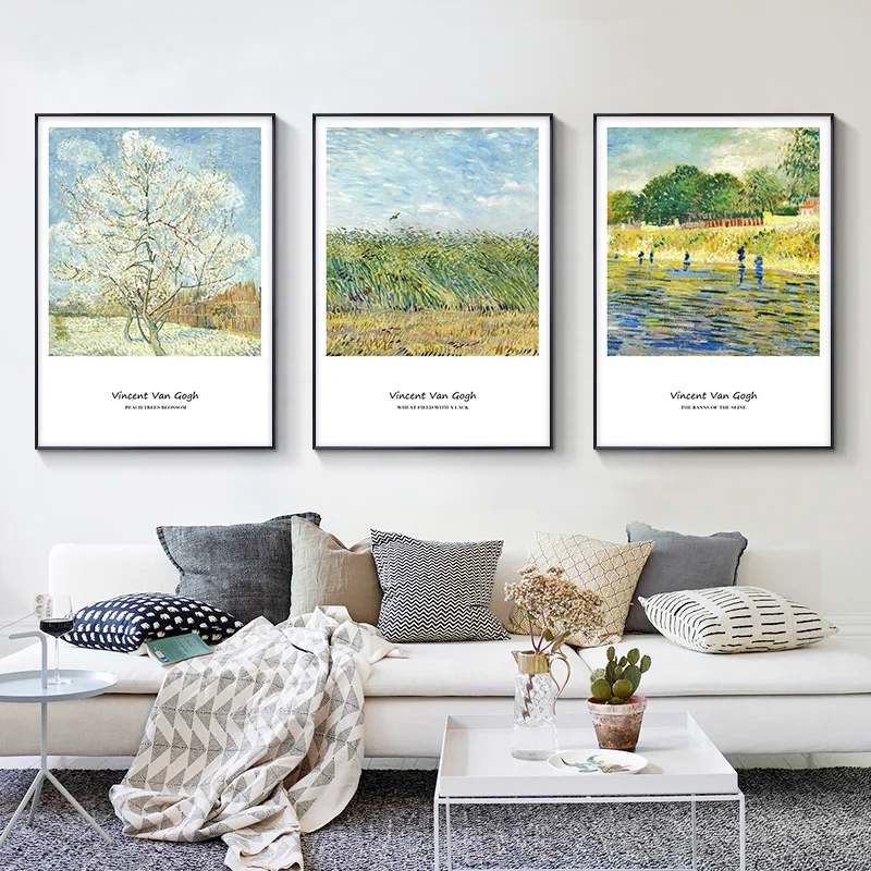 Monet Van Gogh art posters and prints, painting pictures, oil painting, living room decoration, mural decoration art abstract
Monet Van Gogh art posters and prints, painting pictures, oil painting, living room decoration, mural decoration art abstract