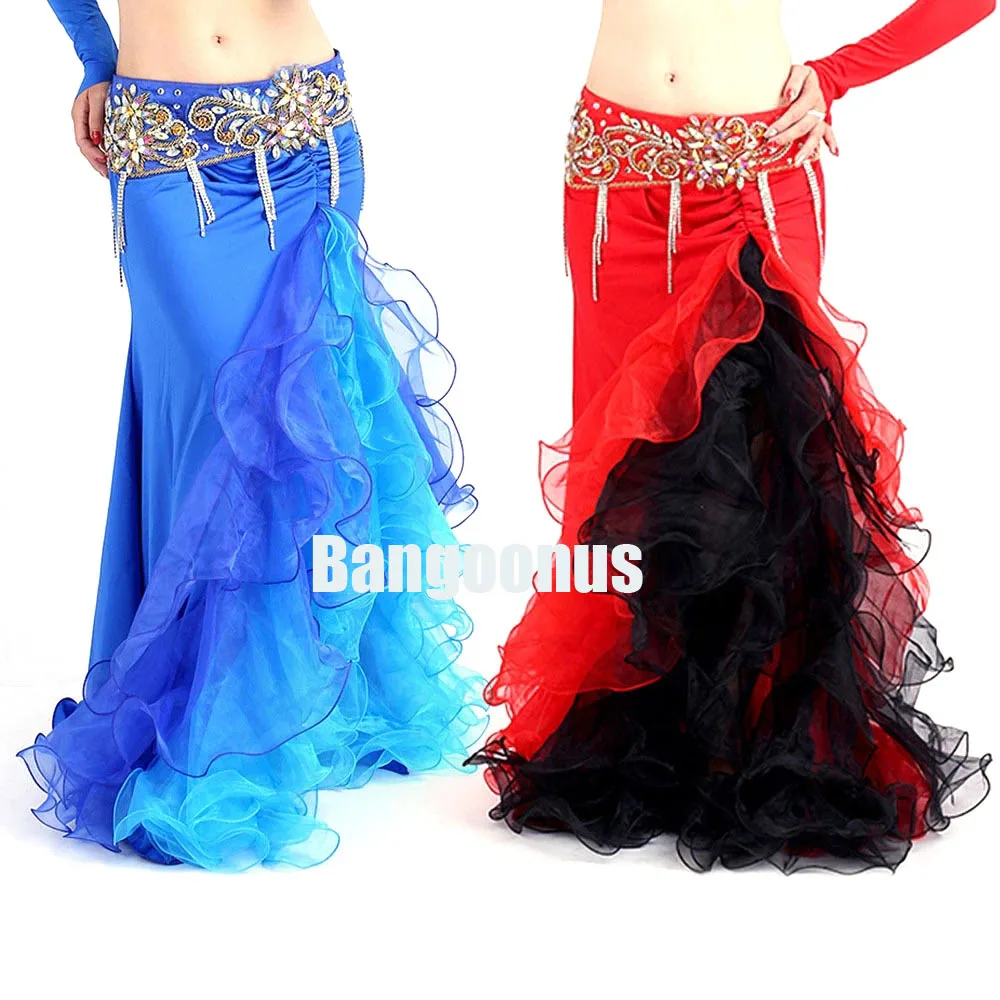 New Belly Dance Fan Costume Sexy Split Dance Big Swing Skirt Indian Oriental Dance Performance Hip Long Skirt DANC BELLI OUTFIT
New Belly Dance Fan Costume Sexy Split Dance Big Swing Skirt Indian Oriental Dance Performance Hip Long Skirt DANC BELLI OUTFIT