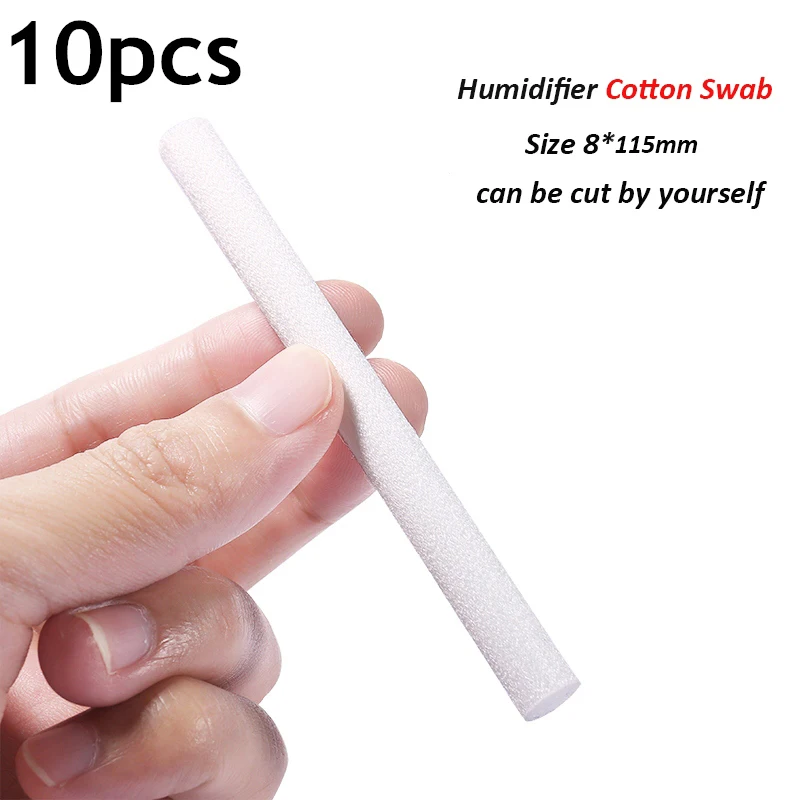 10 PCS/Lot 8*115mm Cotton Swab for Air Humidifier for Aroma Diffuser Humidifiers Filters Air Purifier Replace Parts Can Be Cut
10 PCS/Lot 8*115mm Cotton Swab for Air Humidifier for Aroma Diffuser Humidifiers Filters Air Purifier Replace Parts Can Be Cut