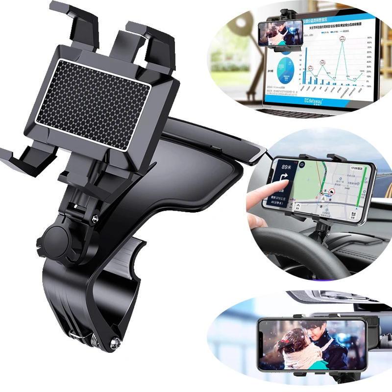 Car Phone Holder 360 Degree Rotating GPS Navigation Bracket Dashboard Car Mount Stand Suitable for 4 to 7 inch Smartphones
Car Phone Holder 360 Degree Rotating GPS Navigation Bracket Dashboard Car Mount Stand Suitable for 4 to 7 inch Smartphones