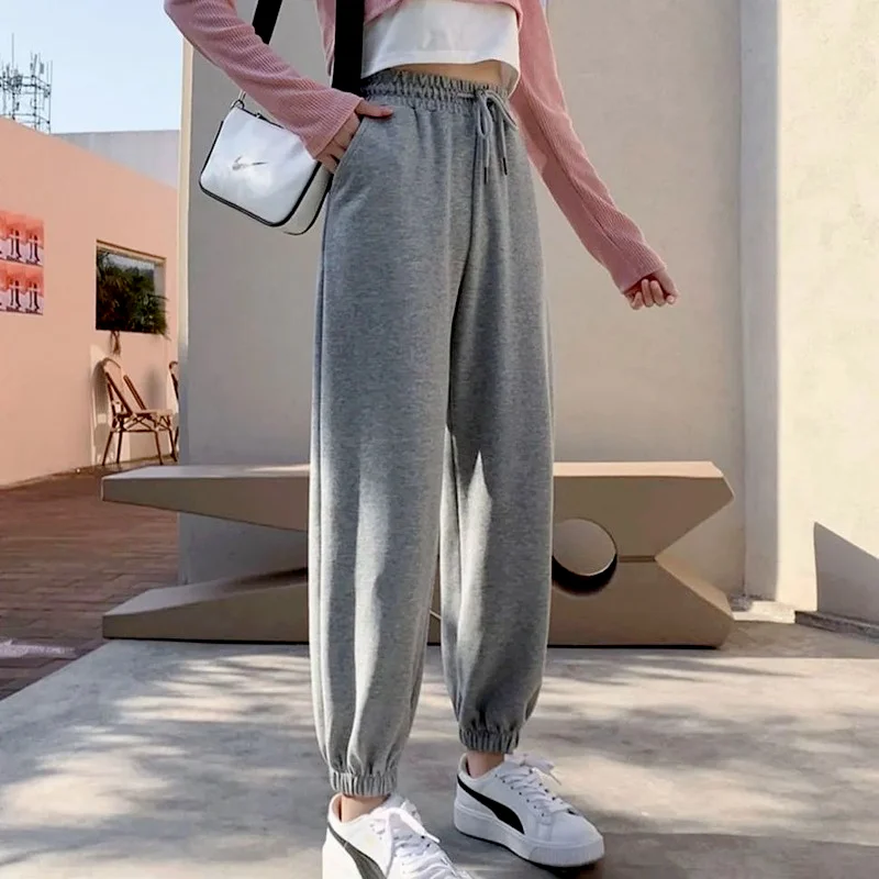 Pants Women Hole Loose Solid All-match Harem Trousers Drawstring Casual College Korean Style Fashion Pant Streetwear Vintage New
Pants Women Hole Loose Solid All-match Harem Trousers Drawstring Casual College Korean Style Fashion Pant Streetwear Vintage New
