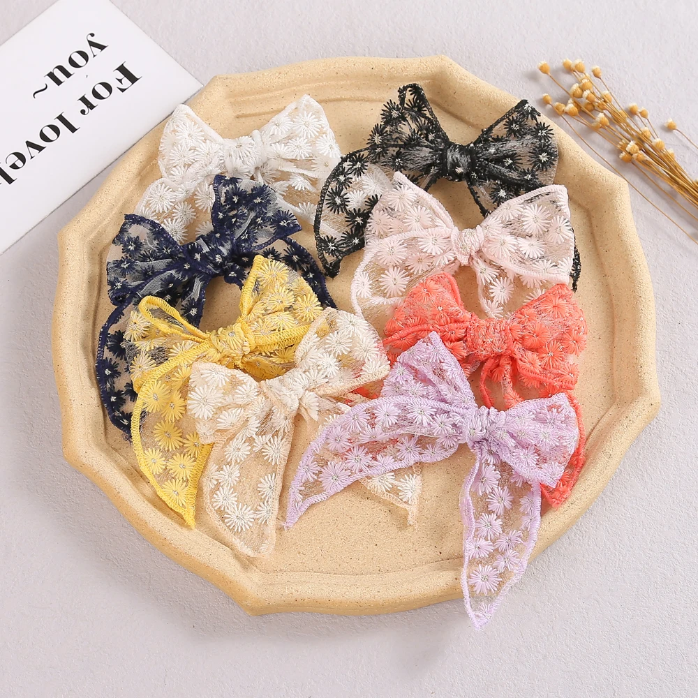 36pc/lot 5inch Embroidery Hair Bow Headband Baby Girls Lace Bow Hair Clips Newborn Curled Edge Bow Nylon Headbands Hairpins
36pc/lot 5inch Embroidery Hair Bow Headband Baby Girls Lace Bow Hair Clips Newborn Curled Edge Bow Nylon Headbands Hairpins