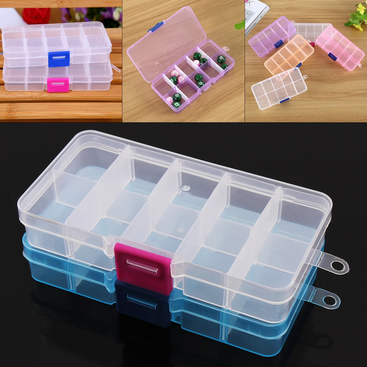 5/6/10/15/24 Grid Portable PP Removable Multipurpose Organizer Container Storage Box Fit for Household Daily Cosmetic Jewelry
5/6/10/15/24 Grid Portable PP Removable Multipurpose Organizer Container Storage Box Fit for Household Daily Cosmetic Jewelry