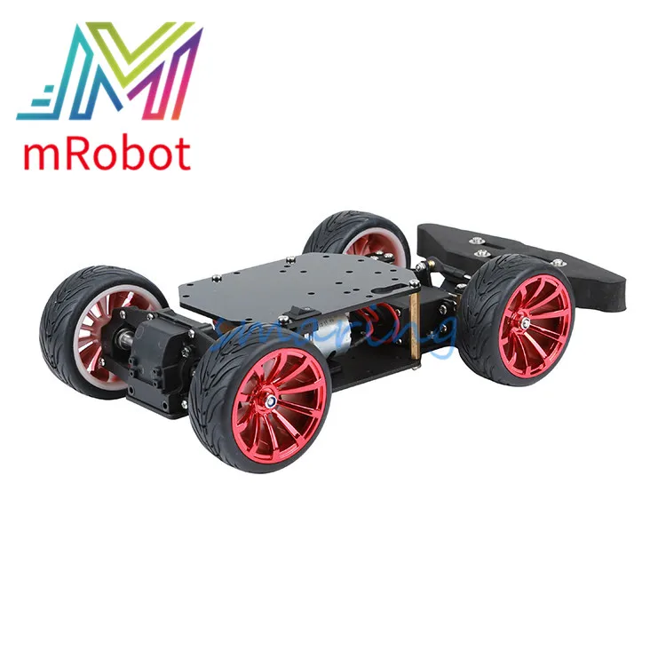 27x15cm Smart Car Chassis Kit Wheel Metal Bracket Rear Wheel Drive Front Steering for Arduino High Speed Remote Control Racing
27x15cm Smart Car Chassis Kit Wheel Metal Bracket Rear Wheel Drive Front Steering for Arduino High Speed Remote Control Racing
