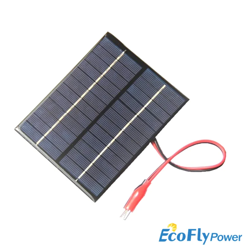 12V 2W Polycrystalline Silicon Panel Solar Panel + Tiger Clip Solar Toy Panel
12V 2W Polycrystalline Silicon Panel Solar Panel + Tiger Clip Solar Toy Panel