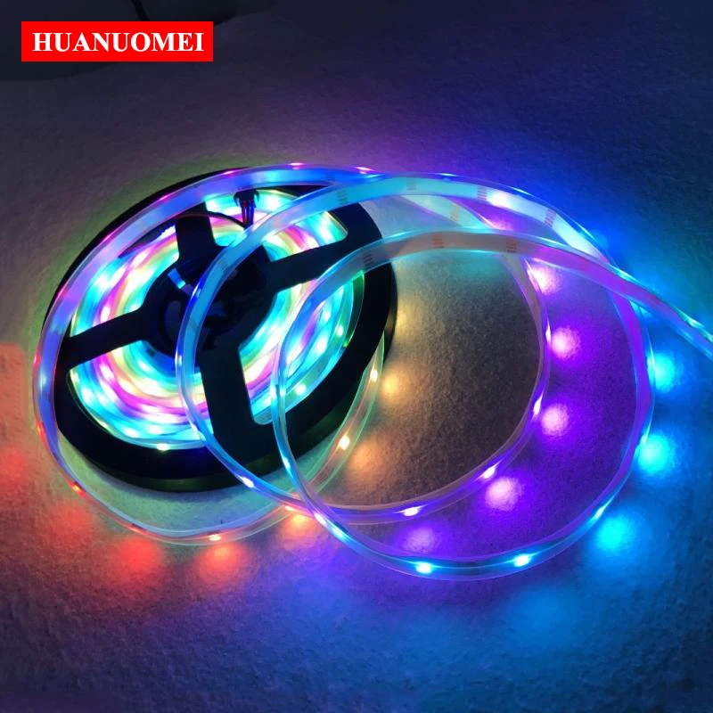12V 30LEDs/m WS2815 LED Strip Light WS2812B Updated Dual Signal Individually Addressable Digital RGB Pixel Flexible Tape TV Lamp
12V 30LEDs/m WS2815 LED Strip Light WS2812B Updated Dual Signal Individually Addressable Digital RGB Pixel Flexible Tape TV Lamp