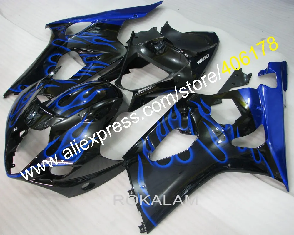 Для Suzuki GSXR 1000 K3 2003 2004 GSX-R1000 03 04 GSXR1000 обтекатели синего пламени, детали мотоцикла (литье под давлением)
Для Suzuki GSXR 1000 K3 2003 2004 GSX-R1000 03 04 GSXR1000 обтекатели синего пламени, детали мотоцикла (литье под давлением)