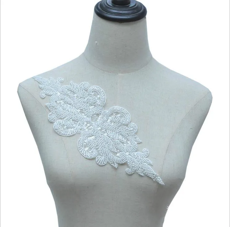 New Luxury Heavy-duty Beaded Tube Embroidered Lace Embroidered Piece Wedding Dress Clothing DIY Patch
New Luxury Heavy-duty Beaded Tube Embroidered Lace Embroidered Piece Wedding Dress Clothing DIY Patch
