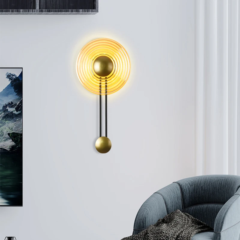 Nordic luxury led wall light living room decoration gold metal fashion modern minimalist glass wall lamp bedroom led lighting
Nordic luxury led wall light living room decoration gold metal fashion modern minimalist glass wall lamp bedroom led lighting