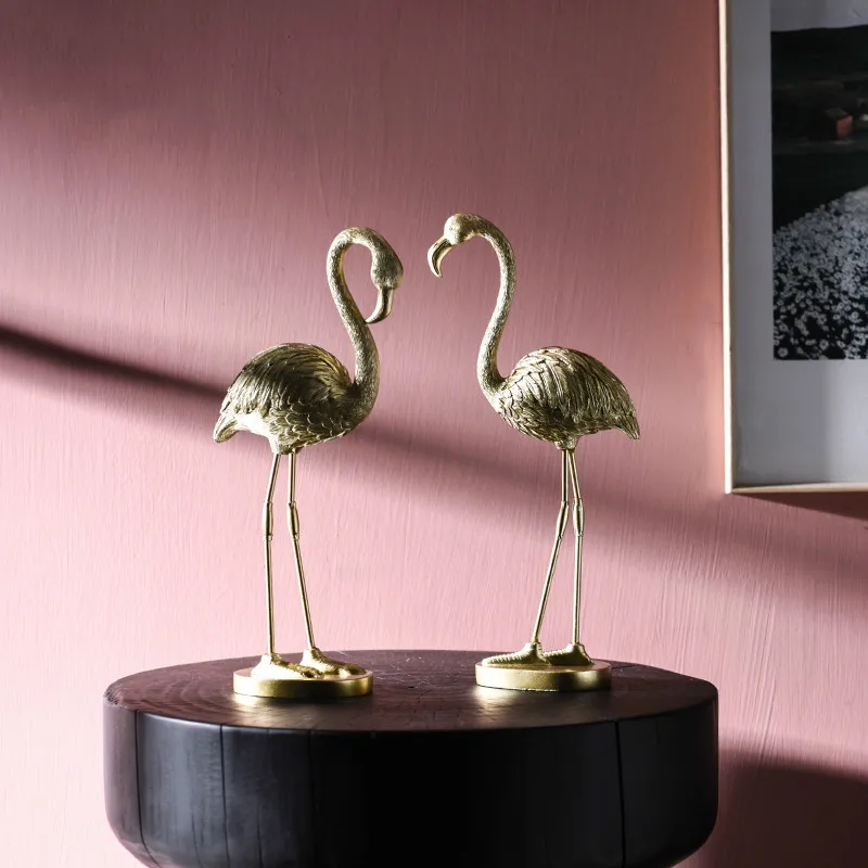 DUNXDECO Room Decoration Accessories Miniature Figurine Modern Golden Flamingo Resin Iron Crafts Desktop Display Gift
DUNXDECO Room Decoration Accessories Miniature Figurine Modern Golden Flamingo Resin Iron Crafts Desktop Display Gift