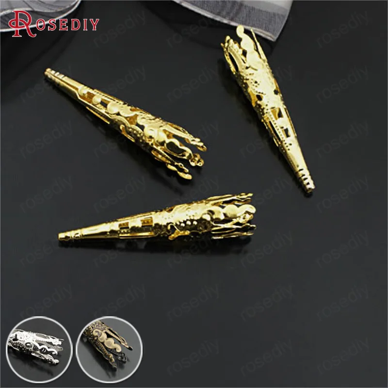 (C366)50 pieces 41x8mm Gold Color Iron Long Beads Caps Tassel Caps Diy Jewelry Findings Accessories Wholesale
(C366)50 pieces 41x8mm Gold Color Iron Long Beads Caps Tassel Caps Diy Jewelry Findings Accessories Wholesale