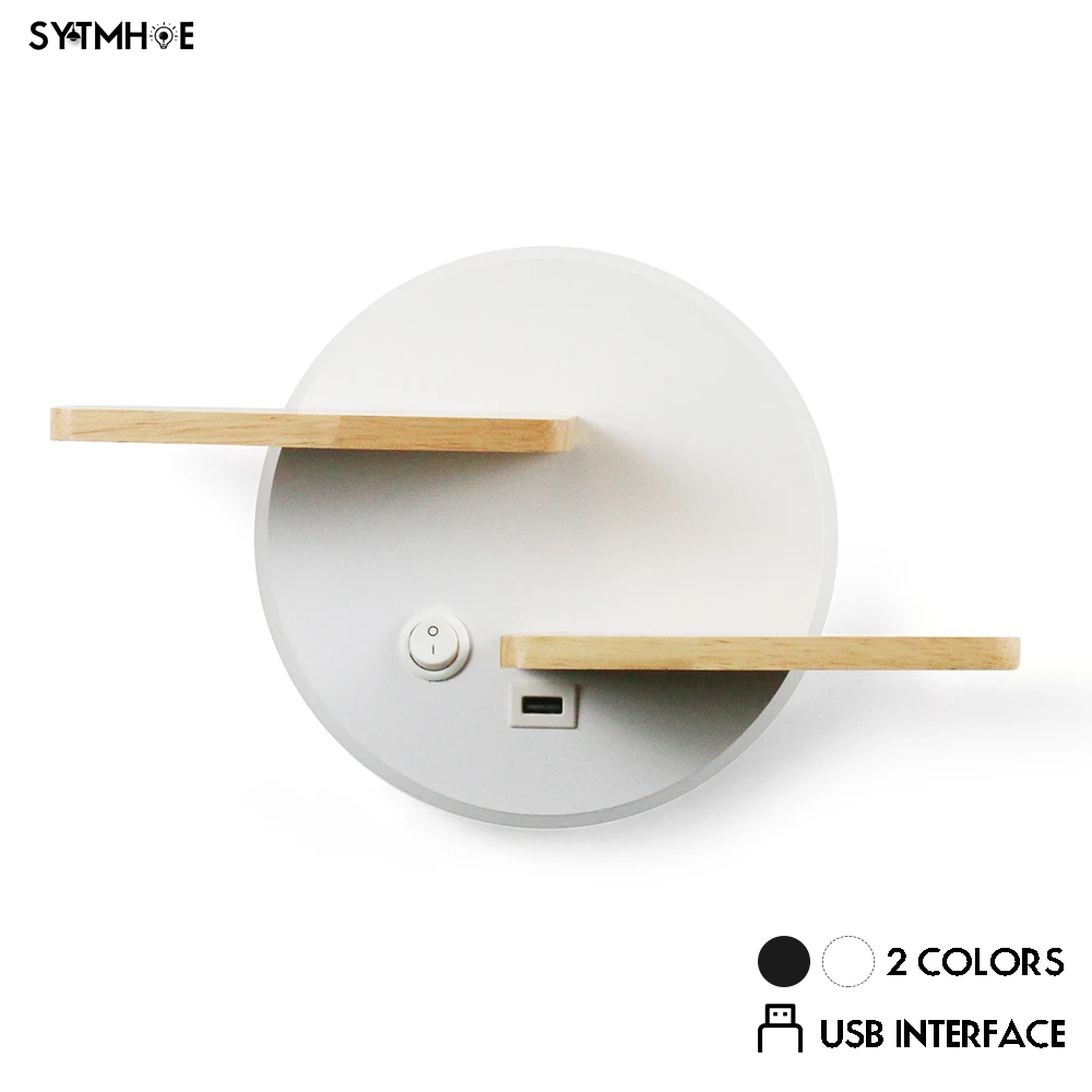 Aluminum Indoor Led Bedroom Wall Lamp Usb Port Decoration Wall Lights For Bedroom With Switch And Wood Storage Board SYTMHOE
Aluminum Indoor Led Bedroom Wall Lamp Usb Port Decoration Wall Lights For Bedroom With Switch And Wood Storage Board SYTMHOE