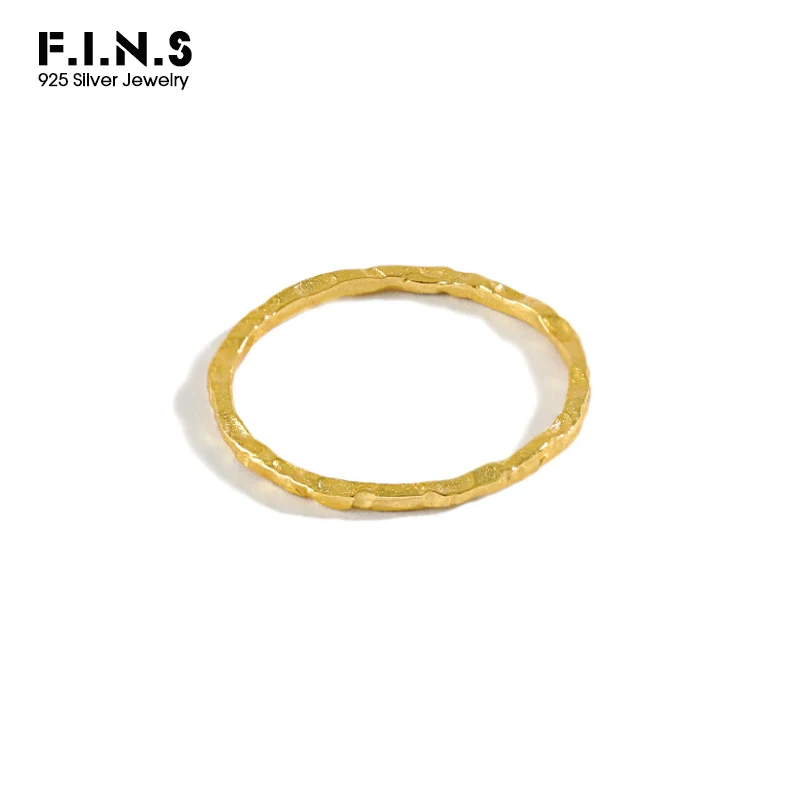 F.I.N.S Korean Simple Irregular Slim Ring Female Concave Finger Fine Rings for Women S925 Sterling Silver Stackable Ring
F.I.N.S Korean Simple Irregular Slim Ring Female Concave Finger Fine Rings for Women S925 Sterling Silver Stackable Ring