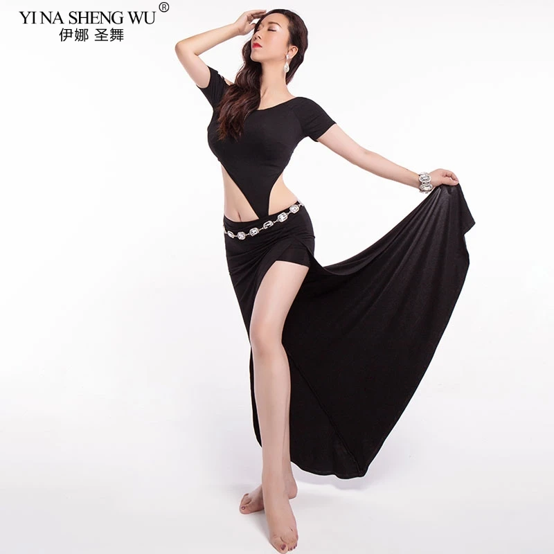 New Oriental Dance Women Belly Dance Costume Practice Set Sexy Split Slim Modal Dress Suits Show Top+skirt 2pcs Team Dancewear
New Oriental Dance Women Belly Dance Costume Practice Set Sexy Split Slim Modal Dress Suits Show Top+skirt 2pcs Team Dancewear