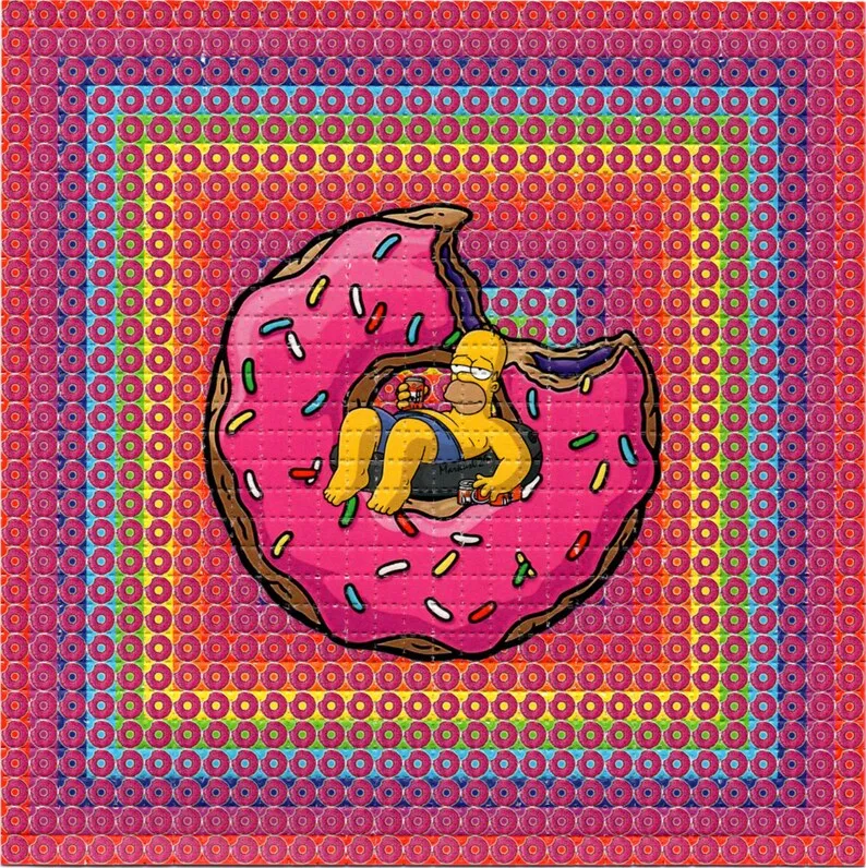 Doughnut Psychedelic LSD Acid Free Blotter Art Print Trippy Perforated Paper Painting Wall Picture Home Decor Poster Canvas
Doughnut Psychedelic LSD Acid Free Blotter Art Print Trippy Perforated Paper Painting Wall Picture Home Decor Poster Canvas