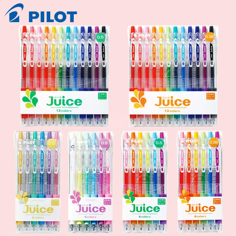 Pilot Juice Gel Pen 0.38 0.5 0.7 Mm Water-Resistance Smooth Colored Gel Ink Ball Point Pens School Supplies Planner Stationery
Pilot Juice Gel Pen 0.38 0.5 0.7 Mm Water-Resistance Smooth Colored Gel Ink Ball Point Pens School Supplies Planner Stationery