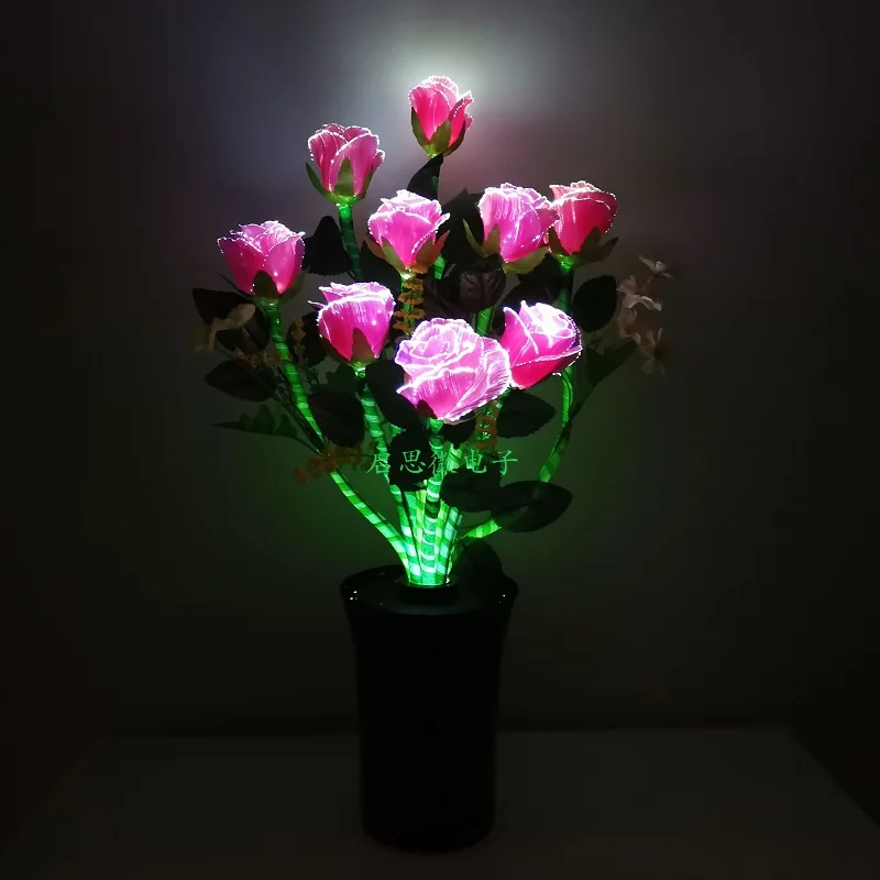 Led Lamp Enchanted Rose Colorful Changes Flower In Home Decor For Girl Christmas Valentine's Day Gift
Led Lamp Enchanted Rose Colorful Changes Flower In Home Decor For Girl Christmas Valentine's Day Gift