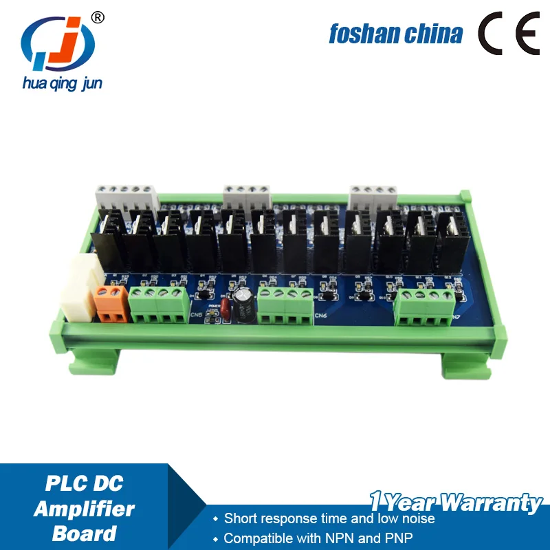 Huaqingjun 12-Channel PLC DC Amplifier Board PNP Output Isolation MOSFIT Module for PLC Automation
Huaqingjun 12-Channel PLC DC Amplifier Board PNP Output Isolation MOSFIT Module for PLC Automation