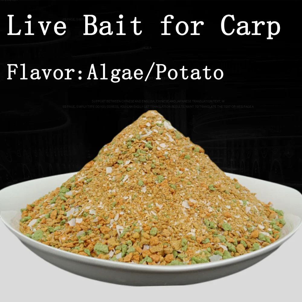 500g Natural Flavor Live Bait Algae Potato Powdery for Carp Fishing Lure Fish Smell Baits Feeder Equipment Additive Fragranc
500g Natural Flavor Live Bait Algae Potato Powdery for Carp Fishing Lure Fish Smell Baits Feeder Equipment Additive Fragranc