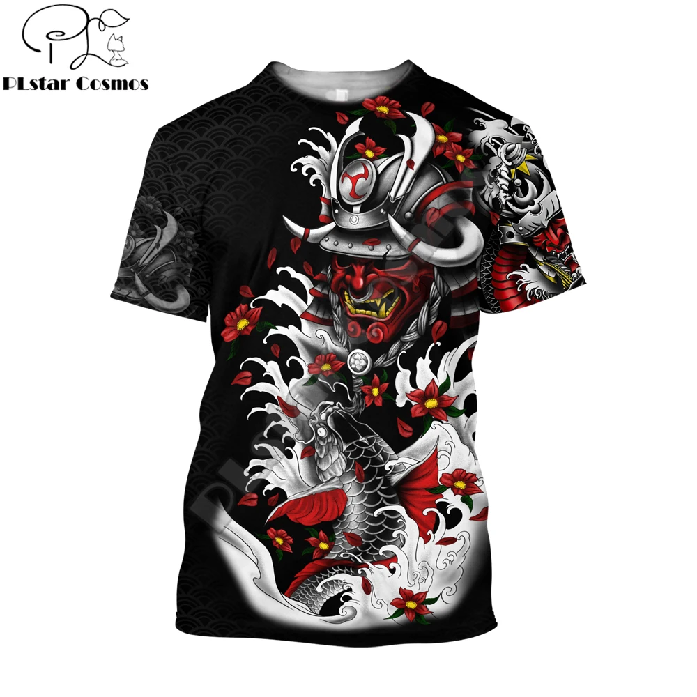 Beautiful Samurai Tattoo Carp Fishing 3D Printed Men t shirt Summer Fashion Harajuku short Sleeve Tee shirts Unisex tops TX-4
Beautiful Samurai Tattoo Carp Fishing 3D Printed Men t shirt Summer Fashion Harajuku short Sleeve Tee shirts Unisex tops TX-4
