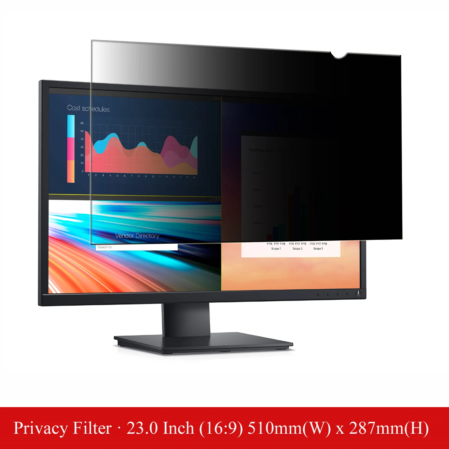 23.0 inch Anti-Glare Computer Privacy Filter Screen Protector Film for Desktop Monitor Widescreen 16:9 Aspect Ratio
23.0 inch Anti-Glare Computer Privacy Filter Screen Protector Film for Desktop Monitor Widescreen 16:9 Aspect Ratio