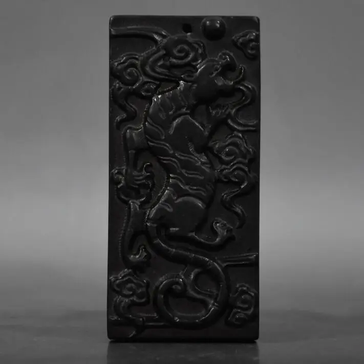 Хуншанская культура, Архаическая черная металлическая метеоритная скульптура, белый тигр, Бог, зверь, амулет
Хуншанская культура, Архаическая черная металлическая метеоритная скульптура, белый тигр, Бог, зверь, амулет