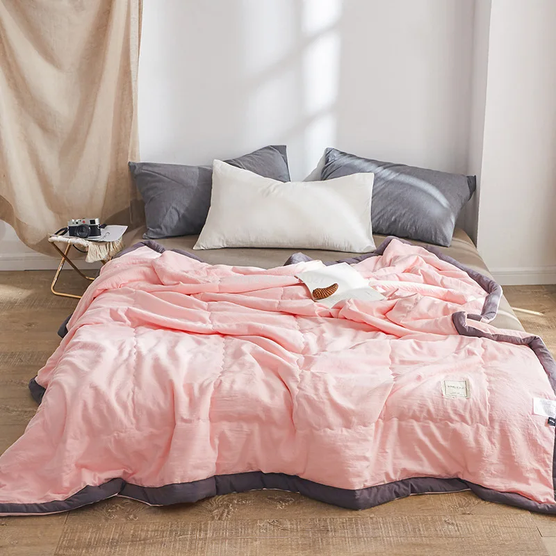 Thin Air-conditioned Quilt Double Spring, Autumn and Summer Quilt, Summer Cooler In Summer, Machine Washable
Thin Air-conditioned Quilt Double Spring, Autumn and Summer Quilt, Summer Cooler In Summer, Machine Washable