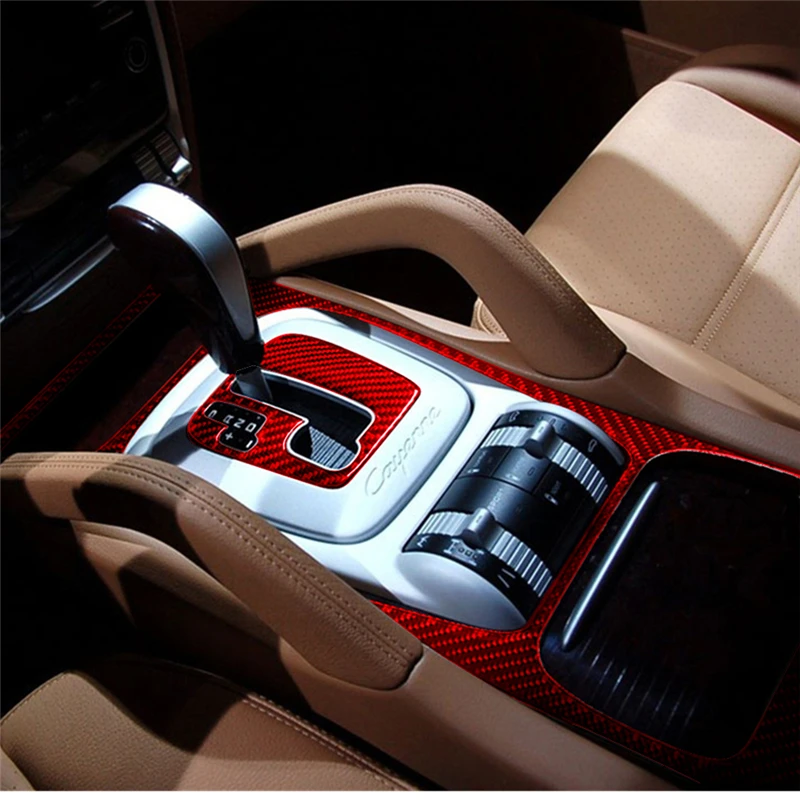 Carbon Fiber Car Interior Accessories For Porsche Cayenne Sport SUV 2003-2010Transmission Shift Panel AC Switch & Headlight Fram
Carbon Fiber Car Interior Accessories For Porsche Cayenne Sport SUV 2003-2010Transmission Shift Panel AC Switch & Headlight Fram