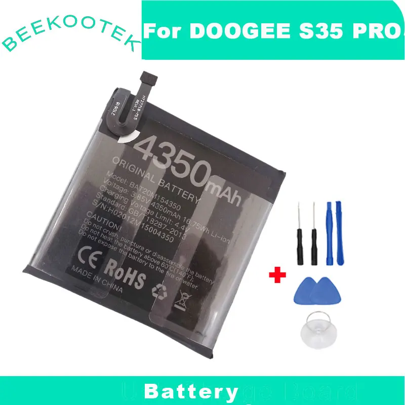 Новый оригинальный аккумулятор DOOGEE S35 Pro, внутренний аккумулятор для мобильного телефона, запасные аксессуары для ремонта смартфона Doogee S35 Pro
Новый оригинальный аккумулятор DOOGEE S35 Pro, внутренний аккумулятор для мобильного телефона, запасные аксессуары для ремонта смартфона Doogee S35 Pro