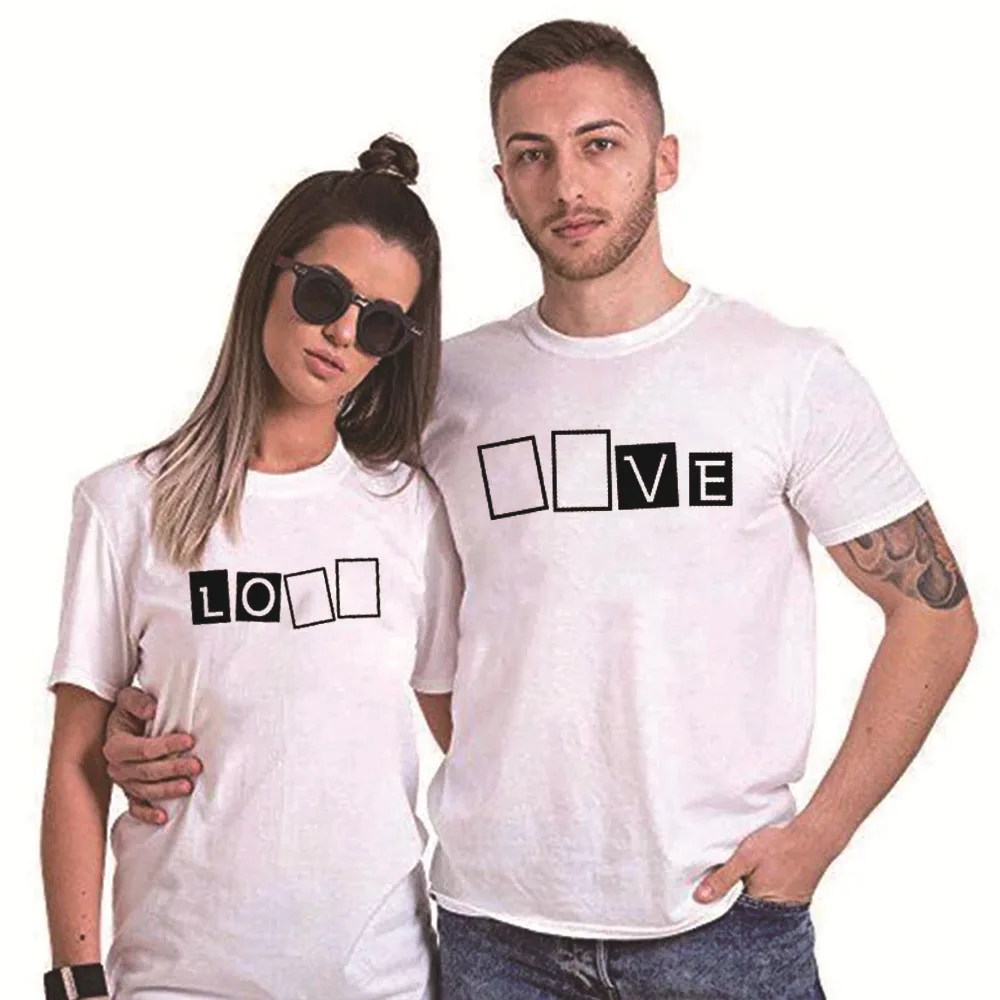 King Queen Couples T Shirt Plaid Love Print Couple Tshirt Summer Fashion Woman T-shirt Casual O-Neck Tops Lovers Tee Shirt
King Queen Couples T Shirt Plaid Love Print Couple Tshirt Summer Fashion Woman T-shirt Casual O-Neck Tops Lovers Tee Shirt