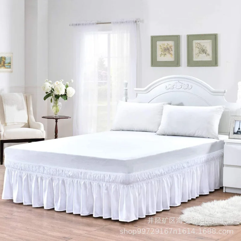Hotel Elastic Bed Skirt Solid Color Bedspread Without Bed Surface Suitable For King/Large Bed Sheets Home Furnishing
Hotel Elastic Bed Skirt Solid Color Bedspread Without Bed Surface Suitable For King/Large Bed Sheets Home Furnishing