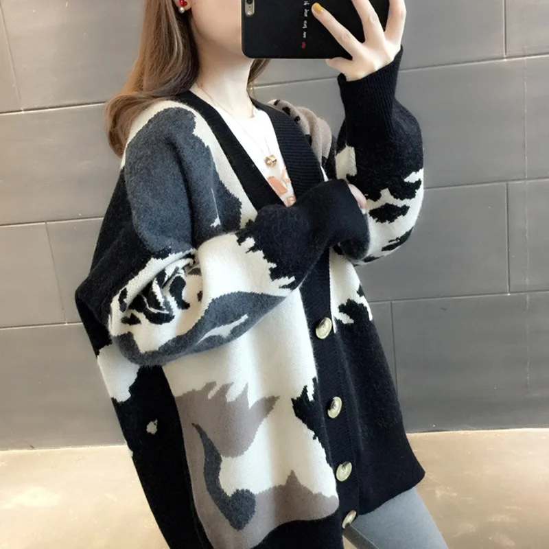 Women Sweet Love Sweater Thick Long Cardigan Casual Knitted Cute Single-Breasted Short Sweater Long Jacket Comfort Coat DD2452
Women Sweet Love Sweater Thick Long Cardigan Casual Knitted Cute Single-Breasted Short Sweater Long Jacket Comfort Coat DD2452