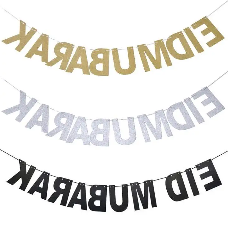 Oro Plata Eid Banner Brillo Papel Garland Eid Mubarak Fiesta Musulmana Bandern Para Las Festividades Ramadn
Oro Plata Eid Banner Brillo Papel Garland Eid Mubarak Fiesta Musulmana Bandern Para Las Festividades Ramadn