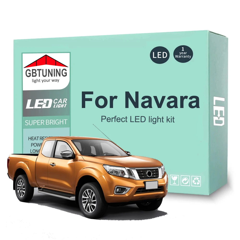 LED Interior Light Bulb Kit For Nissan Navara D22 D40 D23 1997-2016 2017 2018 2019 2020 2021 Car Dome Map Lamp Canbus No Error
LED Interior Light Bulb Kit For Nissan Navara D22 D40 D23 1997-2016 2017 2018 2019 2020 2021 Car Dome Map Lamp Canbus No Error
