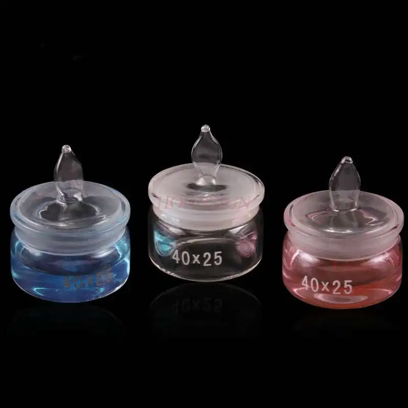 Chemical experiment glass equipment, glassware, flat weighing bottle, 40x25 sealed glass bottle, weighing dish
Chemical experiment glass equipment, glassware, flat weighing bottle, 40x25 sealed glass bottle, weighing dish