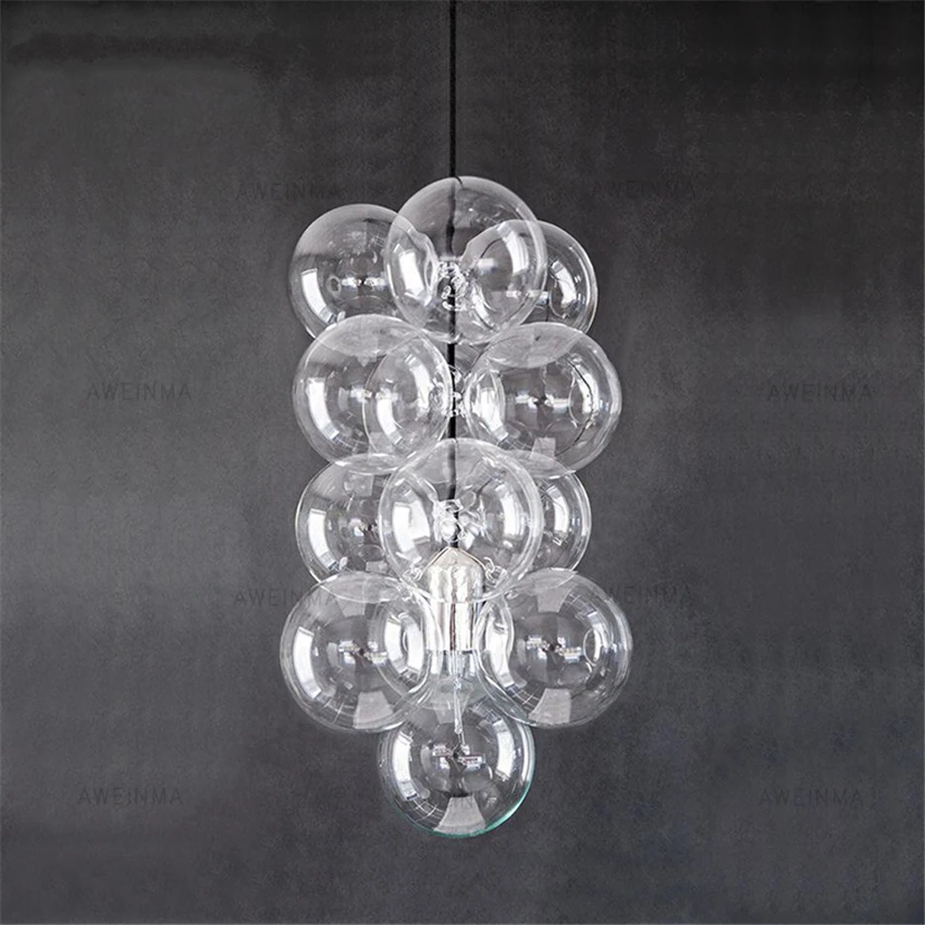 DIY Bubble Transparent Glass Pendant Light Modern Design Decorative Lighting Living Room Bedroom Dining Room Luxury Pendant Lamp
DIY Bubble Transparent Glass Pendant Light Modern Design Decorative Lighting Living Room Bedroom Dining Room Luxury Pendant Lamp