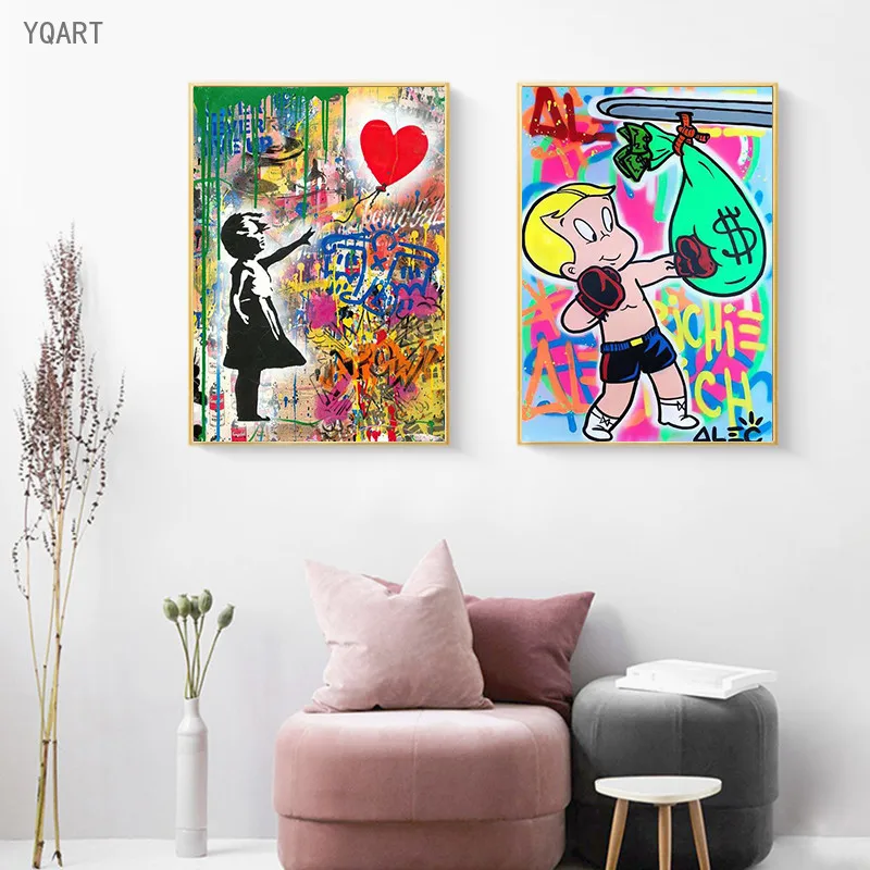 Banksy Graffiti Artwork Lovely Children Canvas Paintings Pop Street Wall Art Posters and Print Cuadros Home Living Room Decor
Banksy Graffiti Artwork Lovely Children Canvas Paintings Pop Street Wall Art Posters and Print Cuadros Home Living Room Decor