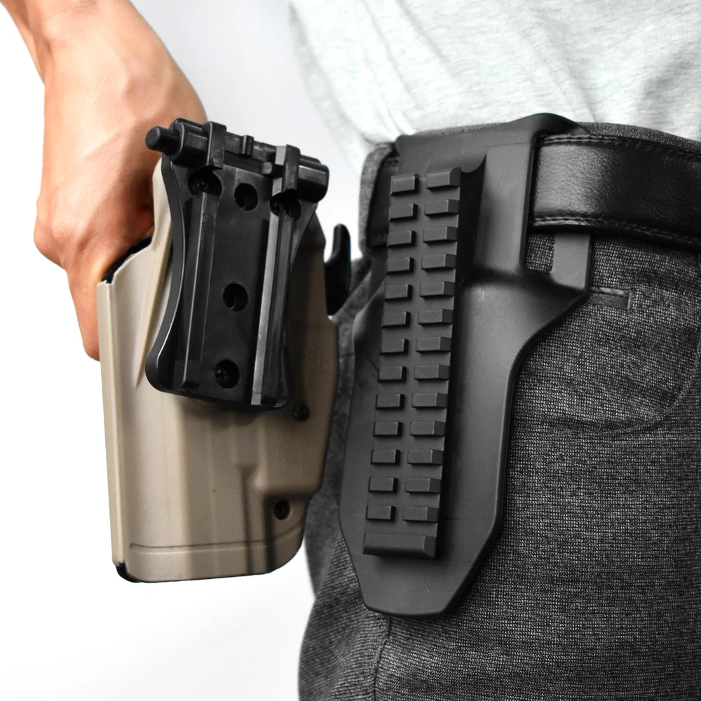 QLS High Low 13-speed Adjustable Rider Belt Loop Adapter for Glock 17 19 SIG P226 USP 579 Pistol Holster Paddle Belt Platform
QLS High Low 13-speed Adjustable Rider Belt Loop Adapter for Glock 17 19 SIG P226 USP 579 Pistol Holster Paddle Belt Platform