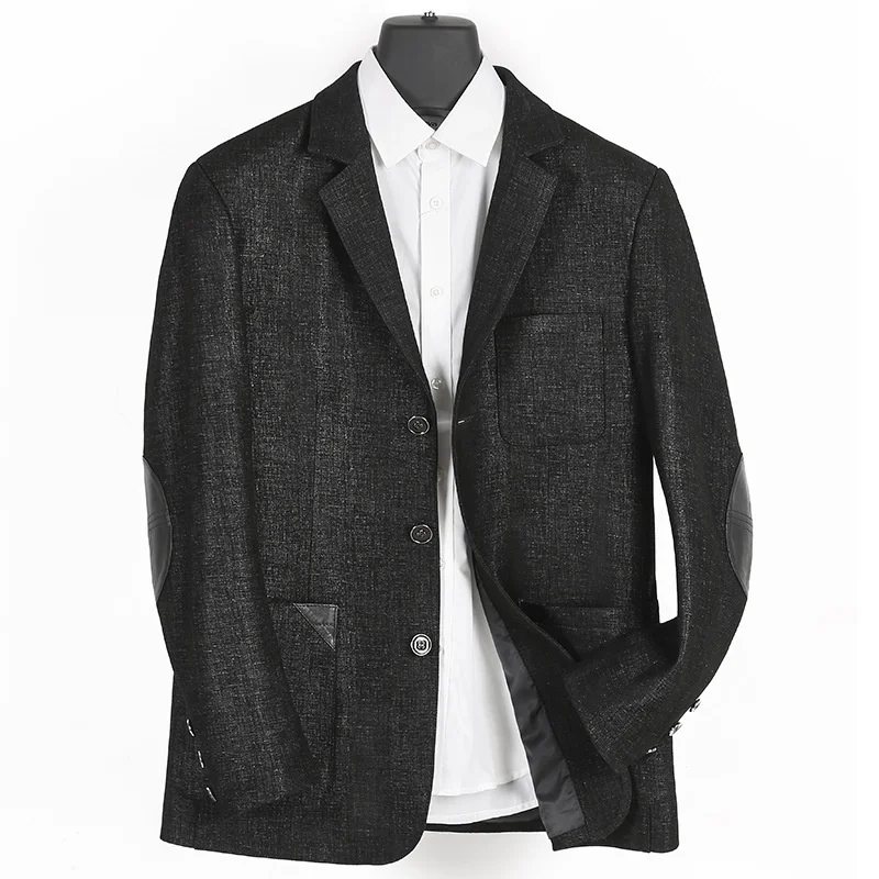 Business Brand Genuine Leather Suit Jacket Men Single Breasted Office Casual Blazer Sheepskin Slim Formal Coat Oversize 6XL
Business Brand Genuine Leather Suit Jacket Men Single Breasted Office Casual Blazer Sheepskin Slim Formal Coat Oversize 6XL