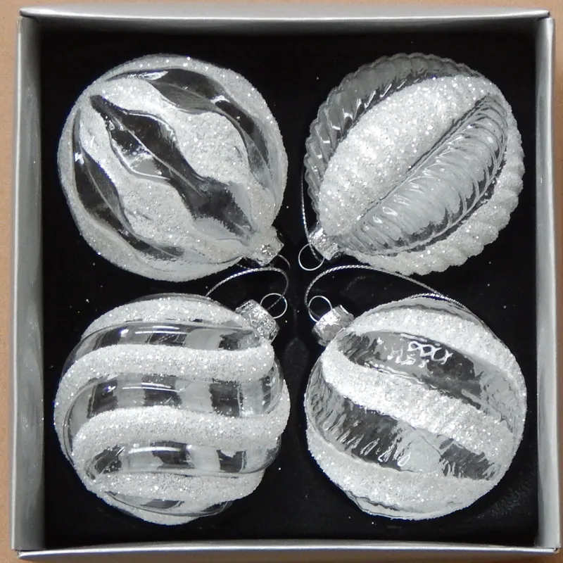 12pcs/pack Diameter=8cm Small Size White Powder Painting Glass Ball Home Decorative Christmas Day Hanging Pendant
12pcs/pack Diameter=8cm Small Size White Powder Painting Glass Ball Home Decorative Christmas Day Hanging Pendant
