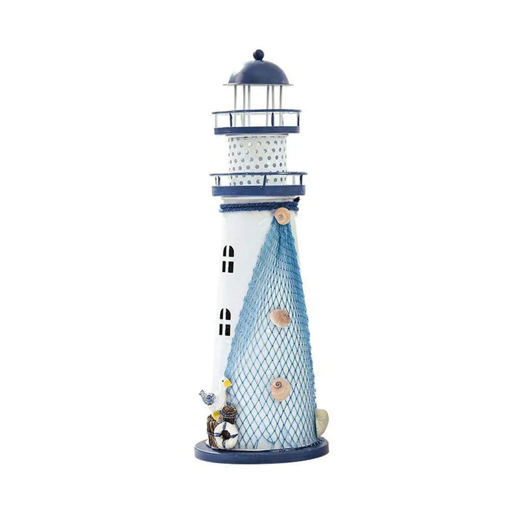 1PC Mediterranean Style Iron Lighthouse Figurine Nostalgic Ocean Anchor Ornaments for Home S/M/L Figurines & Miniatures LBS
1PC Mediterranean Style Iron Lighthouse Figurine Nostalgic Ocean Anchor Ornaments for Home S/M/L Figurines & Miniatures LBS