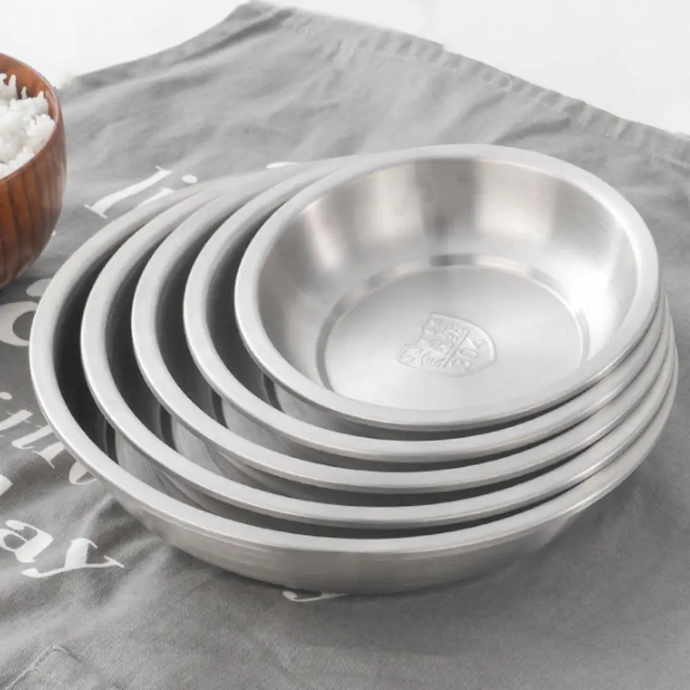 Stainless Steel Plates Temperature Resistant Matte Texture Multi-functional Camping Dinner Plate Dish for Ourdoor
Stainless Steel Plates Temperature Resistant Matte Texture Multi-functional Camping Dinner Plate Dish for Ourdoor