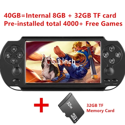 X9S Portable 5.0 inch HD Handheld Game Player MP5 MP4 Multimedia Gaming Console 5 Inch For PSP 8G/40G Video Games Consoles Toy
X9S Portable 5.0 inch HD Handheld Game Player MP5 MP4 Multimedia Gaming Console 5 Inch For PSP 8G/40G Video Games Consoles Toy