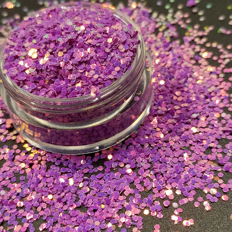 Cosmetic glitter Chameleon color hexagon glitter for DIY decoration, Craft, Leather
Cosmetic glitter Chameleon color hexagon glitter for DIY decoration, Craft, Leather