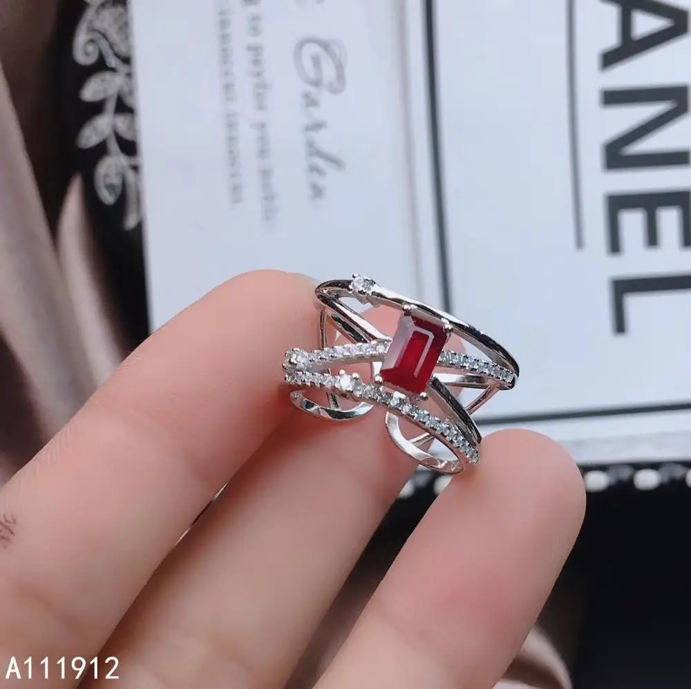 KJJEAXCMY Fine Jewelry Natural Ruby 925 Sterling Silver New Adjustable Gemstone Women Ring Support Test Exquisite
KJJEAXCMY Fine Jewelry Natural Ruby 925 Sterling Silver New Adjustable Gemstone Women Ring Support Test Exquisite