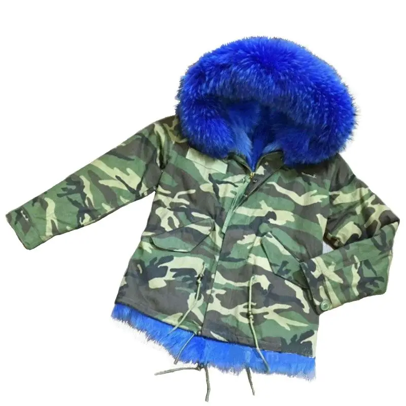 Camouflage Children Jacket For Boys Short Style Real Blue Raccoon Fur Collar Coat With Hoodies Sleeve Daily Waterproof
Camouflage Children Jacket For Boys Short Style Real Blue Raccoon Fur Collar Coat With Hoodies Sleeve Daily Waterproof