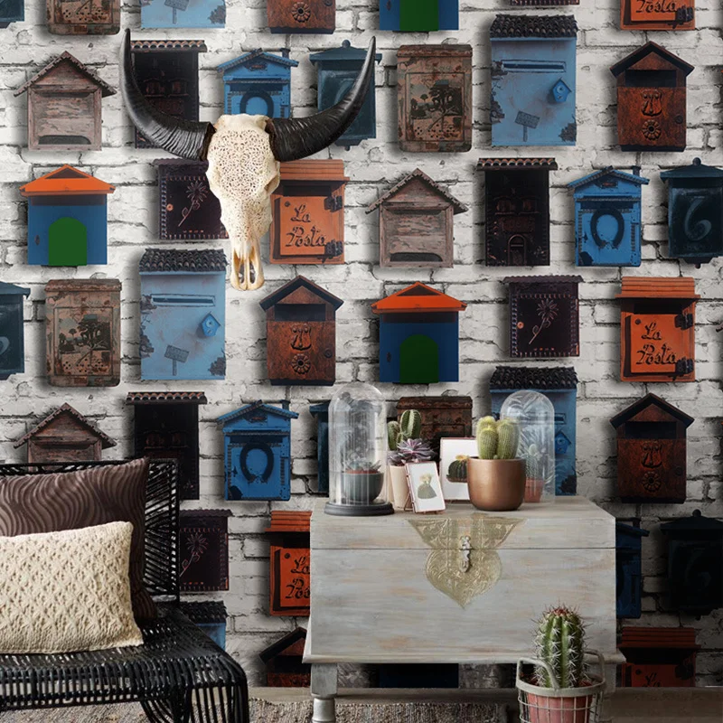 Pared Vinilo Vintage Nordic Mailbox 3d Wall Papers Home Decor Personalized Loft Wallpaper Coffee Shop Papel Mural Contact Paper
Pared Vinilo Vintage Nordic Mailbox 3d Wall Papers Home Decor Personalized Loft Wallpaper Coffee Shop Papel Mural Contact Paper