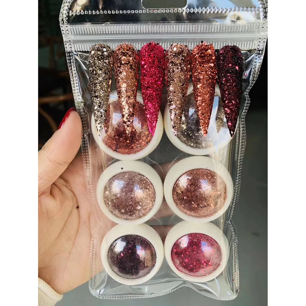 6Jars/Set Mermaid 3D Glitter Nail Flakes Hexagon Colorful Sequins UV Gel Polish Sparkly Powder Dust DIY Charm Glitter Flakes #S1
6Jars/Set Mermaid 3D Glitter Nail Flakes Hexagon Colorful Sequins UV Gel Polish Sparkly Powder Dust DIY Charm Glitter Flakes #S1