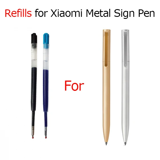 Refill For Xiaomi Mijia Metal Sign Pens 0.5MM Black/Blue replace Refills For Xiaomi Writing Pens Metal Sign pen(NO Xiaomi )
Refill For Xiaomi Mijia Metal Sign Pens 0.5MM Black/Blue replace Refills For Xiaomi Writing Pens Metal Sign pen(NO Xiaomi )