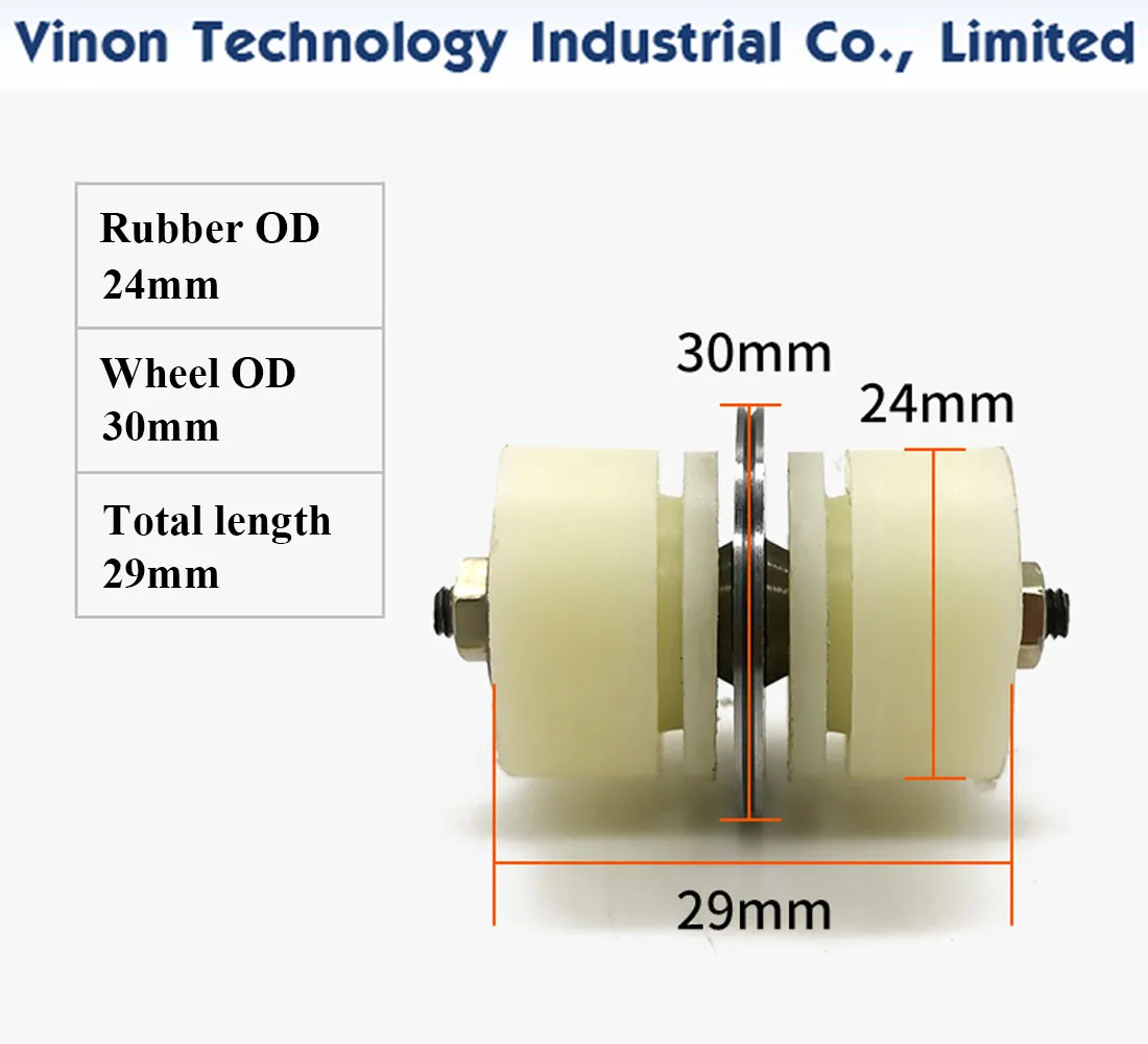 Колесо в сборе, внешний диаметр 24 мм (резина), внешний диаметр 30 мм, длина 29 мм — натяжитель молибденовой проволоки, высокоскоростная резка проволоки
Колесо в сборе, внешний диаметр 24 мм (резина), внешний диаметр 30 мм, длина 29 мм — натяжитель молибденовой проволоки, высокоскоростная резка проволоки